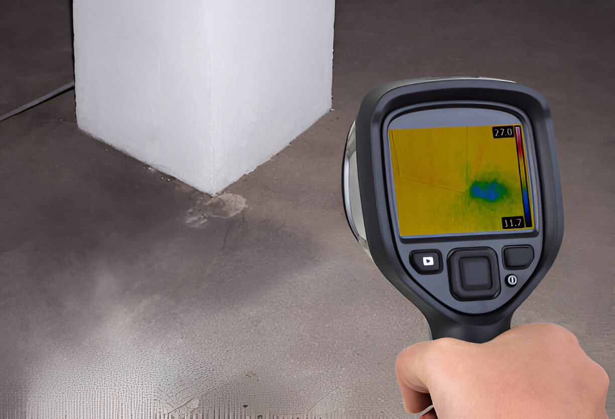 leak detection using thermal imaging